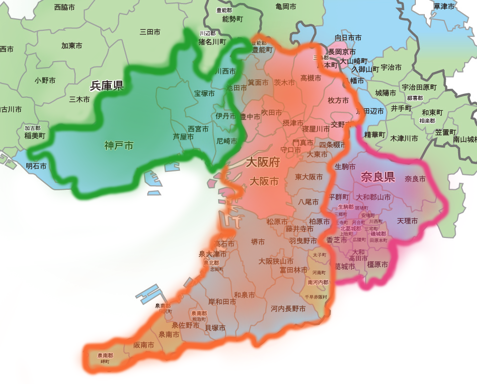 施工可能エリア地図