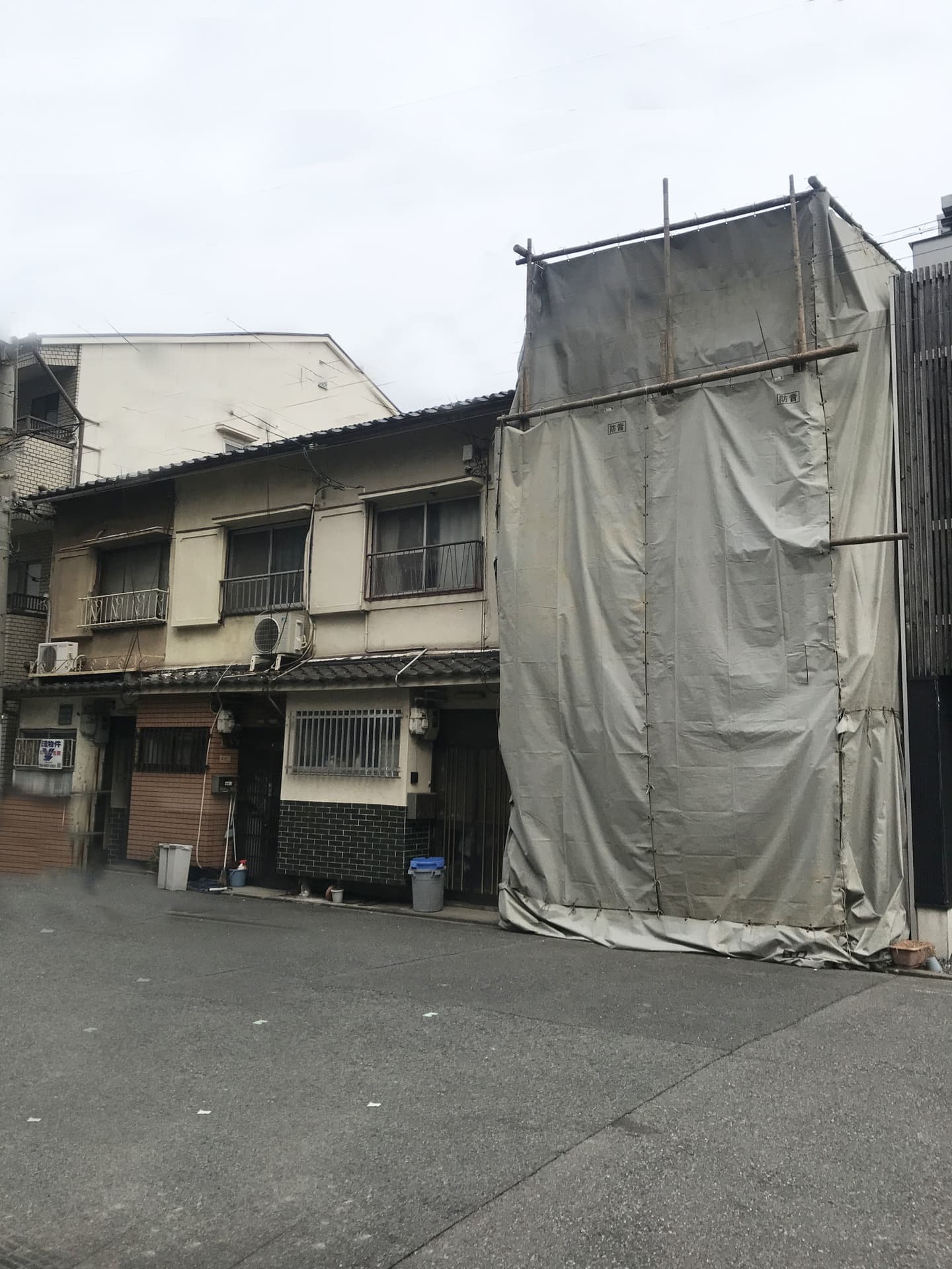長屋切り離し